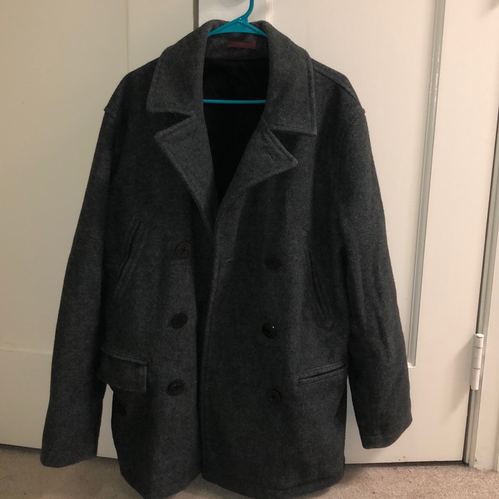 OLD NAVY gray peacoat
